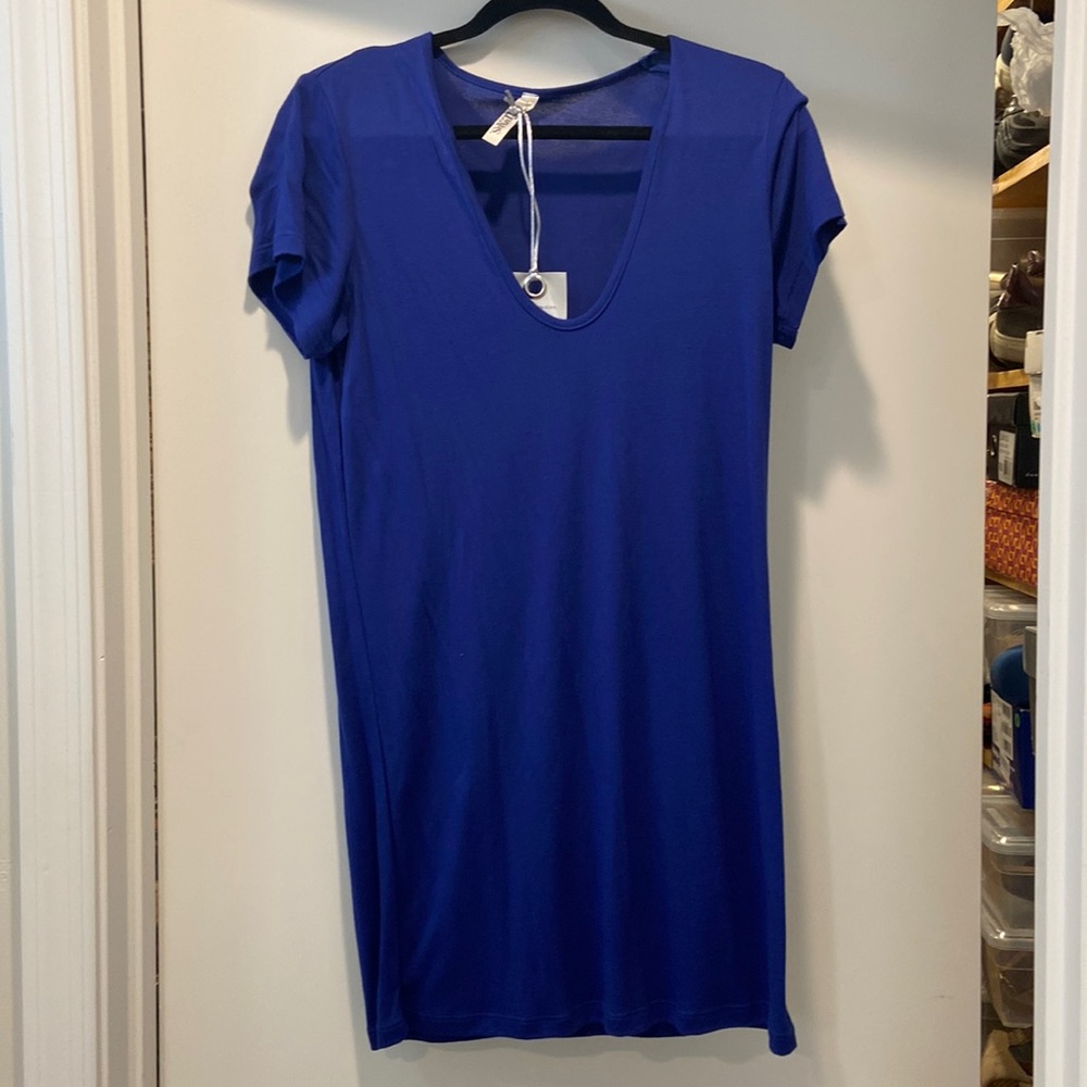 NWT Blue tunic tee